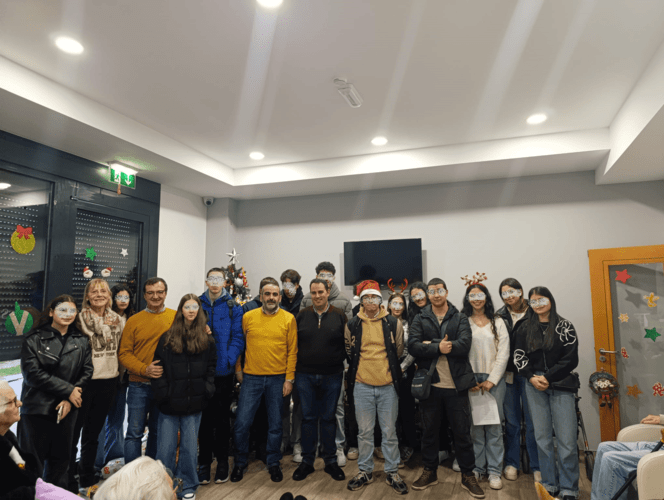 Visita ao Lar de Idosos – Residência Sénior de Stª Clara – S. Vicente – Chã: Um brilho de Natal!