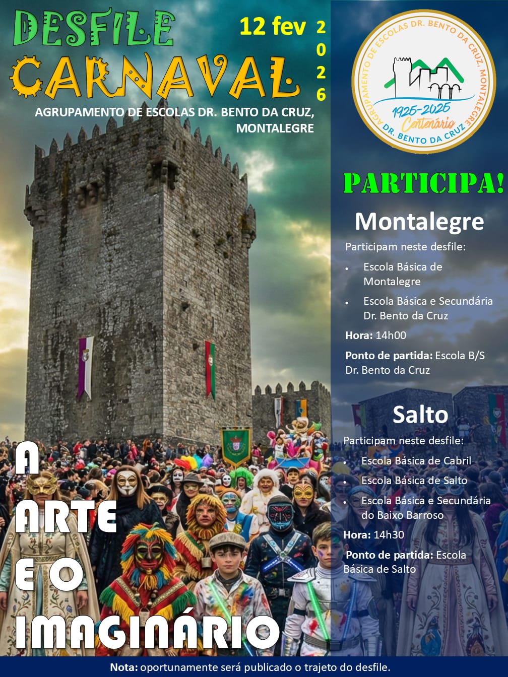 O Carnaval está a chegar às nossas escolas!